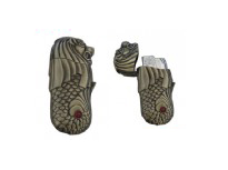 鱼尾狮防风打火机