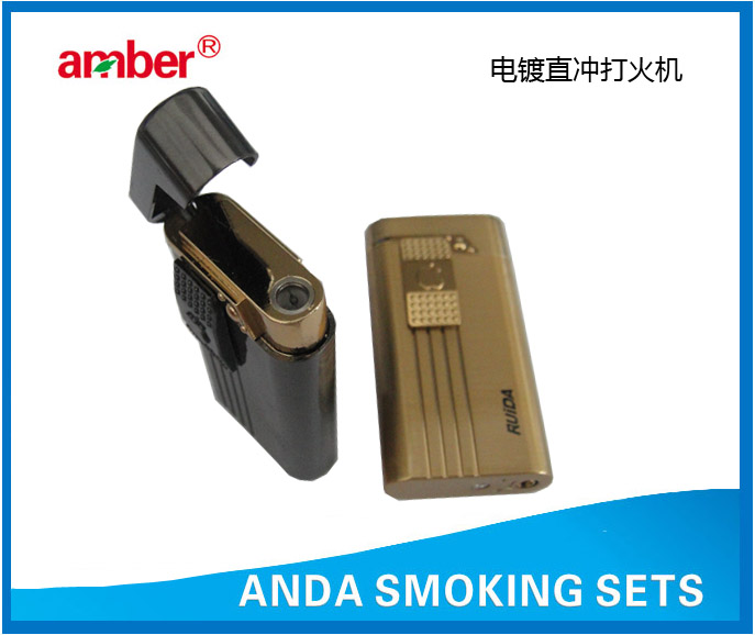 电镀直冲打火机